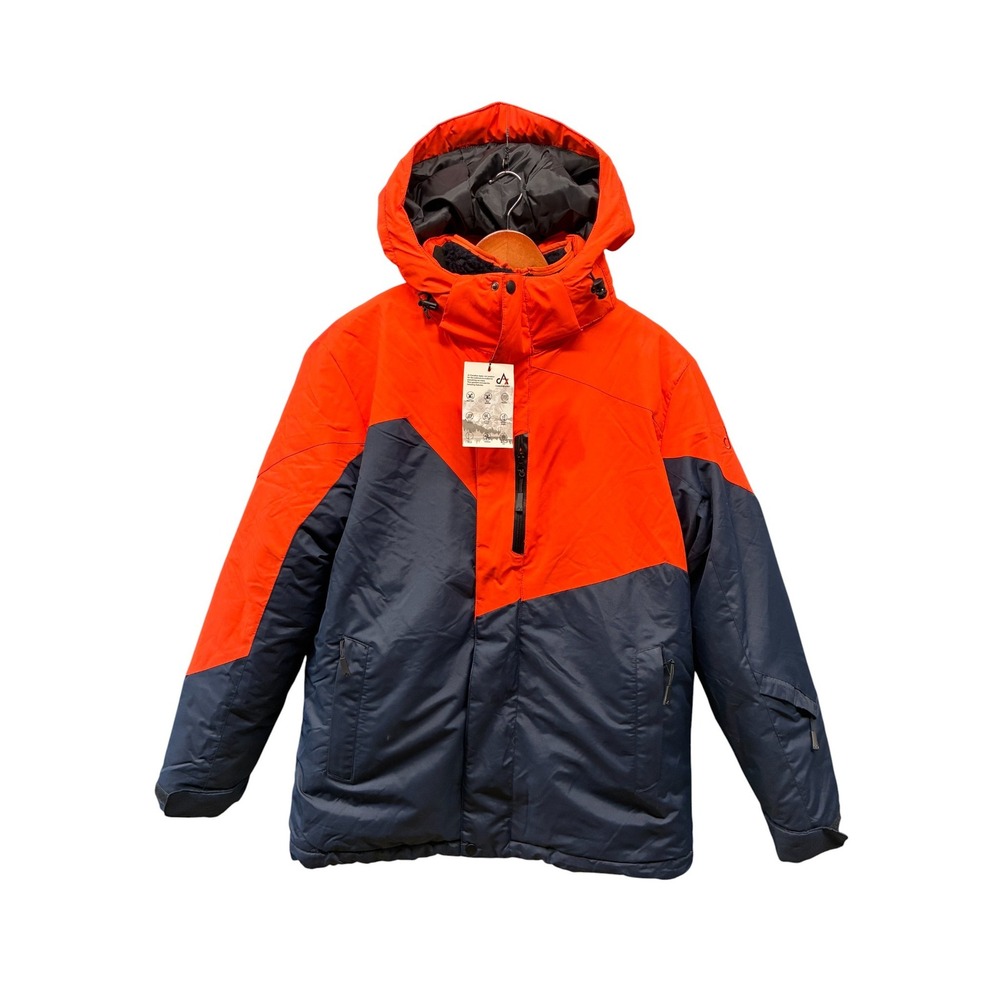 Canadian Apex Ski Jacket Waterproof Insulated Men's Medium Orange Navy NWT